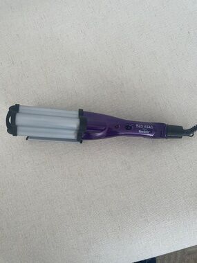 BedHead Wave Artist Triple Barrel Waver in Purple and Silver